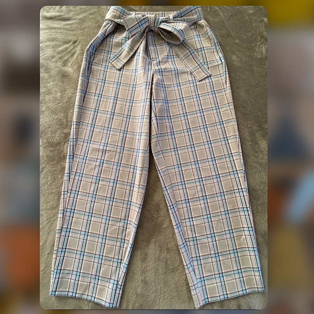 Bow Tie Straight Leg Pants